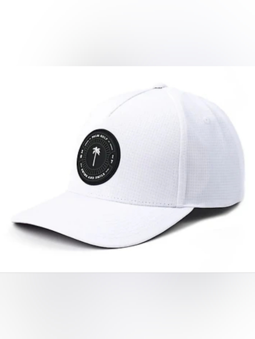Palm Golf Icon Performance Hat Snapback | White